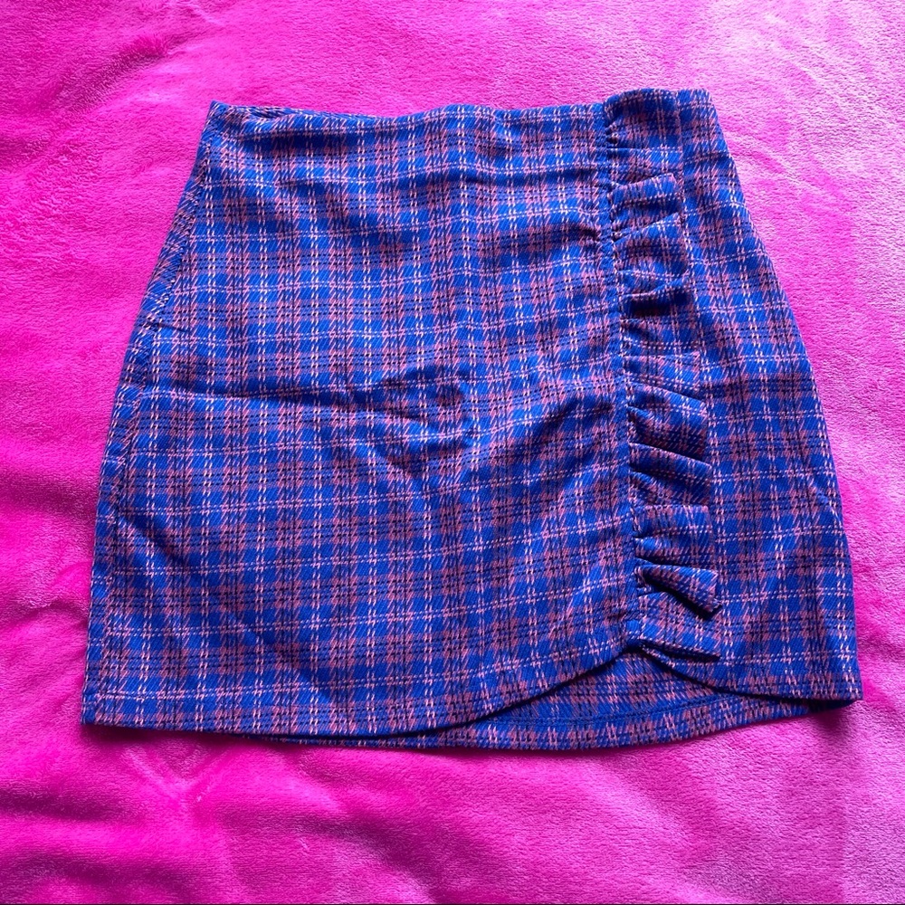 Topshop Plaid Skirt